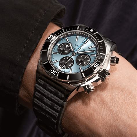 breitling chronomat ice blue|Breitling Chronomat 44 special series.